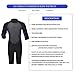 REALON Men Women CR Triathlon Wetsuit 3mm Smoothskin Neoprene Full Wet Suits Back Zipper Cold Water Keep Warm for Surfing Snorkeling Diving Scuba
