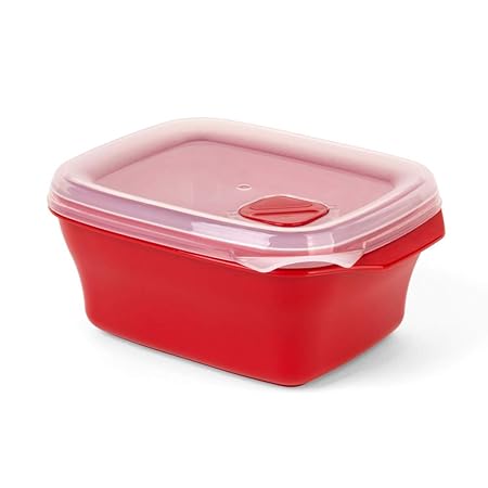 Recipiente para microondas con tapa, 0,7 L: Amazon.es: Hogar