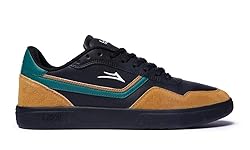 Lakai Terrace Mens Skate Shoes, Black/Walnut