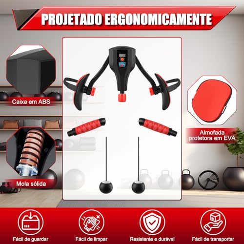 Treinador de Kegel, Exercitador de Assoalho Pélvico, Thigh Master Aprimorado 10-60 KG com Resistência Ajustável, Equipamento de Exercício para Pernas e Coxas com Contador