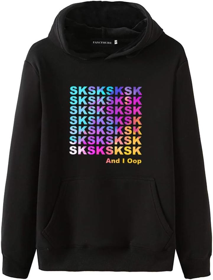 Women's Sksksk and I OOP Save The Turtles Protect Enviroment Hoodies Striped Sleeve Sweatshirt