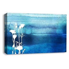 Canvas Wall Art Abstract Ink Storry World Painting Artwork for Home Prints Framed - 12x18 inches