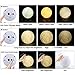 GreenClick 3D Moon Lamp,Dimmable Night Light for Kids,3 Color Hangable Home Decorative Light with Touch Control,5.1Inch