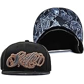 Sullen Eternity Tattoo Lifestyle Graphic Snapback Artist Series Flat Bill Hat Black