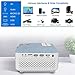 FANGOR HD Bluetooth Projector, 4200 Lux Portable LCD Projector 720P Native Resolution with Carrying Bag and Tripod, Compatible with Smartphone, TV Stick, Roku, PS4, Xbox, Full HD 1080P Supportedthumb 3