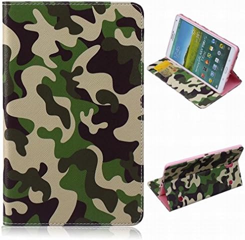 LEMORRY For Samsung Galaxy Tab S/T700/T705 (8.4inch) Case, Cool Color Soft Silicone TPU Rubber Cover + Premium PU Leather Wallet Cards Stand Durable Skin Bumper Protection