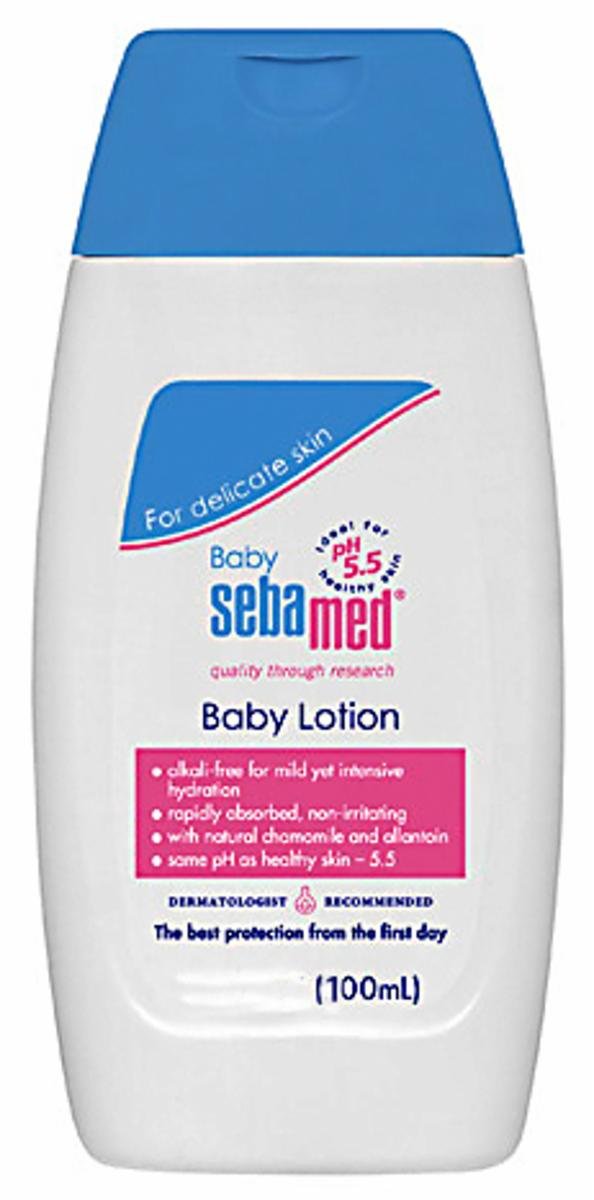 saba made baby lotion