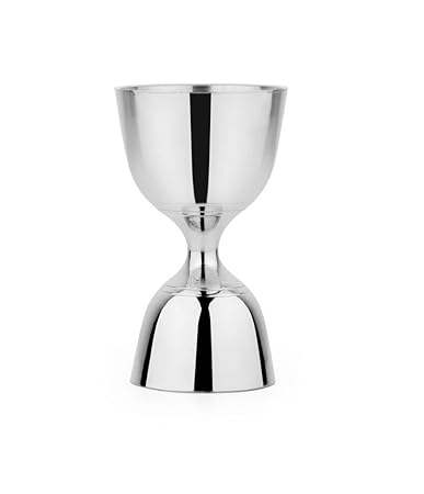 Famacart Stainless Steel/Cocktail Measure/Shot Glass Peg Measure- 30ml & 60ml Set of 1 Pcs Wine Accessory Sets