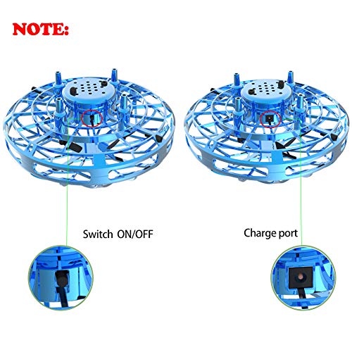 image for AERLANG Hand Operated Drones for Kids Or Adults, Easy Indoor Outdoor S