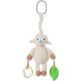 Apricot Lamb Baby Stroller Car Seat Teething Toy Plush Lamb 8.5''