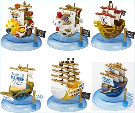 Amazon ワンピース ゆらゆら海賊船コレクション2 One Piece Yura Cole フィギュア グッズ ミニチュア 箱玩 メガハウス 全６種フルコンプセット フィギュア ドール 通販