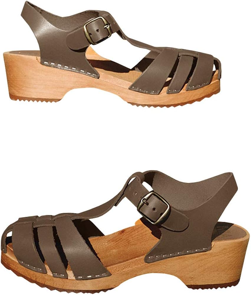 Holzsandalen Damen Mit Absatz