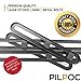 PILPOC Stainless Steel Multi Angle Measuring Ruler, Stainless Steel Black Unbreakable Thick Angle Ruler Template Tool, Laser Etched Markings, Carpenter Pencil, Cloth Case and Box