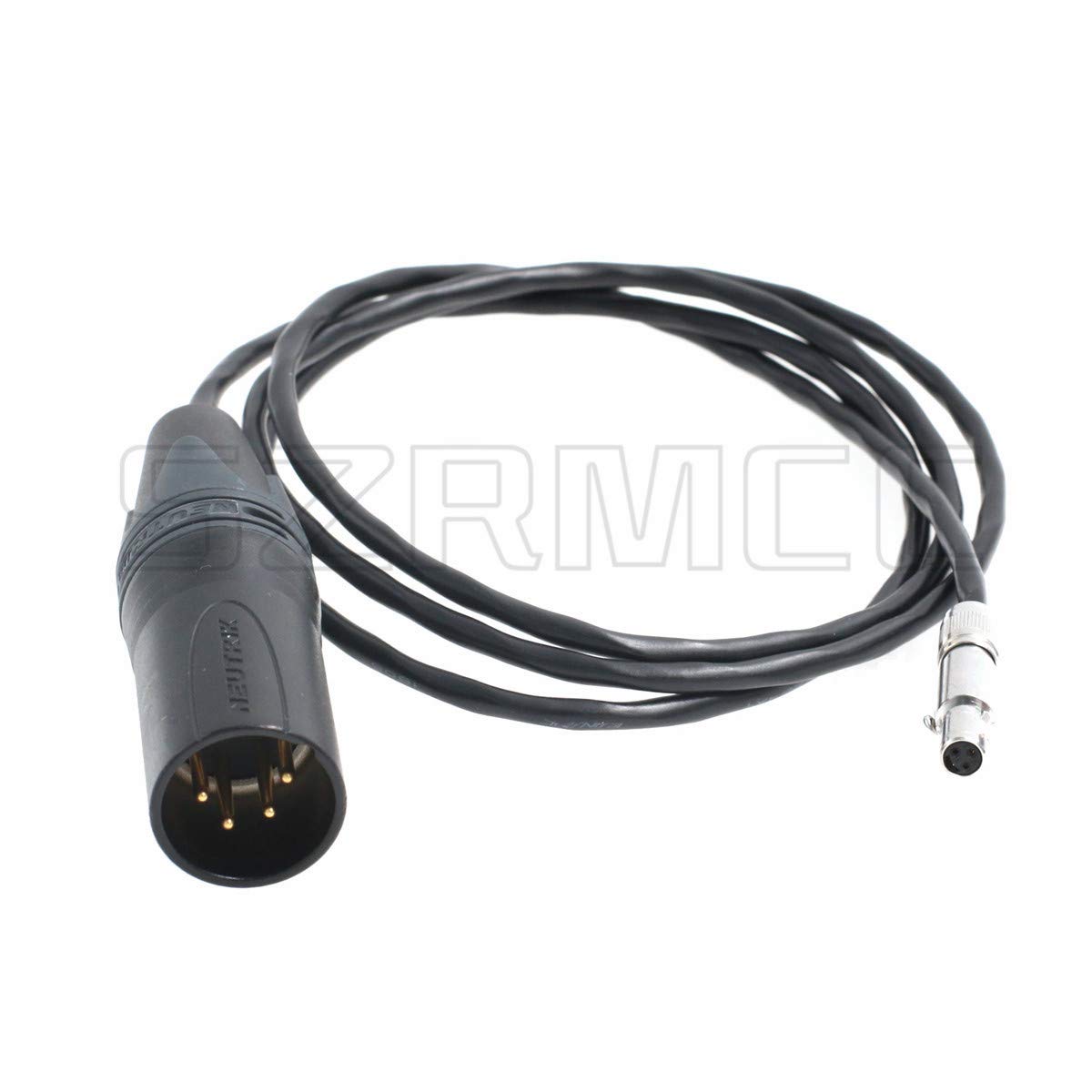SZRMCC XLR 4 Pin Male to 3 Pin Female Power Cable for Odyssey7Q 7Q+ 7 Monitor,Apollo Monitor