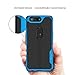 OnePlus 5T Case Bumper Cover - Rebex & Ipaky Shock-Absorption Thin Slim fit Hybrid Soft Inner TPU Hard PC Back Slim Protective Cases Cover for OnePlus 5T (A-Black Blue)