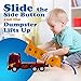 WolVol Big Dump Truck Toy for Kids - Solid Plastic Heavy Equipment Vehicle Toy - Ideal Gift Idea for Kids Boys & Girls (Heavy Duty)