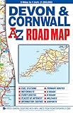 Image de Devon & Cornwall Road Map (A-Z Road Map)