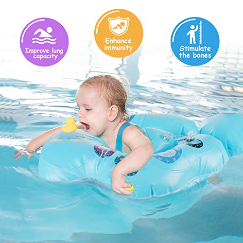 Baby Pool Float, Baby Swim Floats for Pool 624 Months with Removable