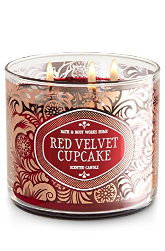 Red Velvet Cupcake Scented 14.5oz Candle from Bath & Body Works with free White Barn Gift Box