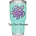 Vinyl Junkie Graphics 3 inch Sea Turtle Sticker for Laptops CupsTumblers Cars and Trucks Any Smooth Surface (Rainbow tie dye)