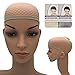 6 Pack Wig Cap Nude Black Beige Mesh Open End Caps Natural for Long Hair