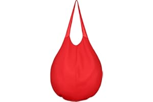 SATINIOR Santa Belly Accessory Fake Padded Santa Belly Stuffed Santa Belly Santa Claus Costume Dress Up Accessory for Christmas Party, Red