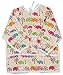 Pikababy Long Sleeved Bib Waterproof Bibs with pocket - 6 to 24 months baby girl and boy colors (Elephant)