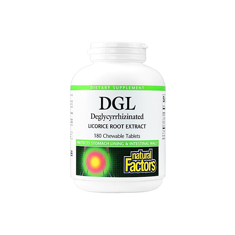 Natural Factors, DGL Licorice Root Extract, Natural Digestive Relief