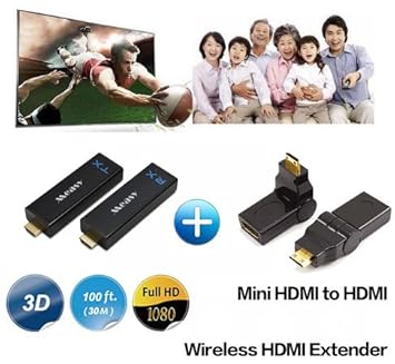 Measy W2H Nano Wireless Video Transmisor y Receptor Mini HDMI para ...