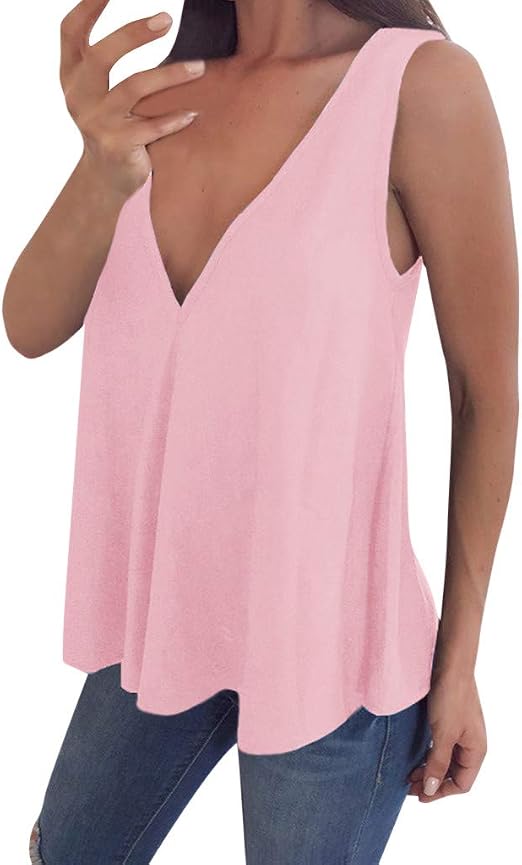 ladies sleeveless swing tops