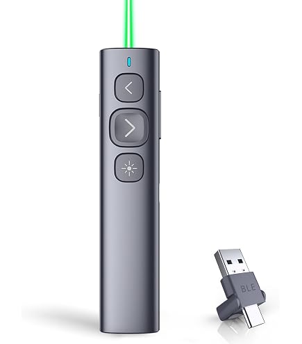 Amazon.com: Norwii N95 Presentation Clicker with USB-A&C Receiver