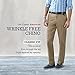 IZOD Men's Big-and-Tall American Chino Double-Pleated Pants, Khaki, 46W x 30L