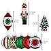 Valery Madelyn 10ct 37.528.514CM Red Green White Christmas Glass Ball Ornament EG0106-0011