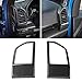 Voodonala for F150 2015-2020 Carbon Fiber Grain Dashboard Side Outlet Vent Covers Trim for Ford F150 2015-2020(F150 F250)