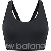 New Balance Women's Seamless Cami Sports Bra, Adjustable Straps, Keyhole Breathability, Workout, Running Bras