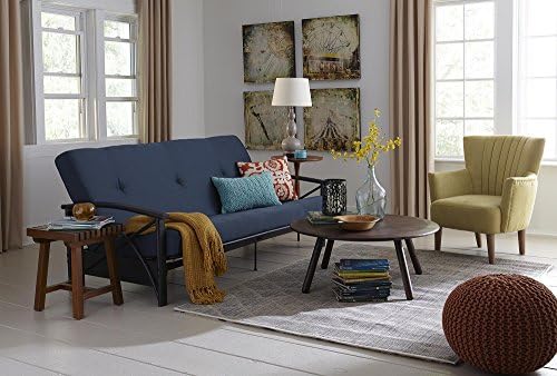 Dhp 6" Microfiber Futon Mattress Sofa Bed Indigo Blue Full