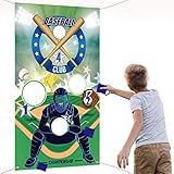 Baseball Toss Games with 3 Bean Bags, Indoor and Outdoor Bean Bag Toss Game for Children and Adults, Sport Theme Party Decorations Supplies