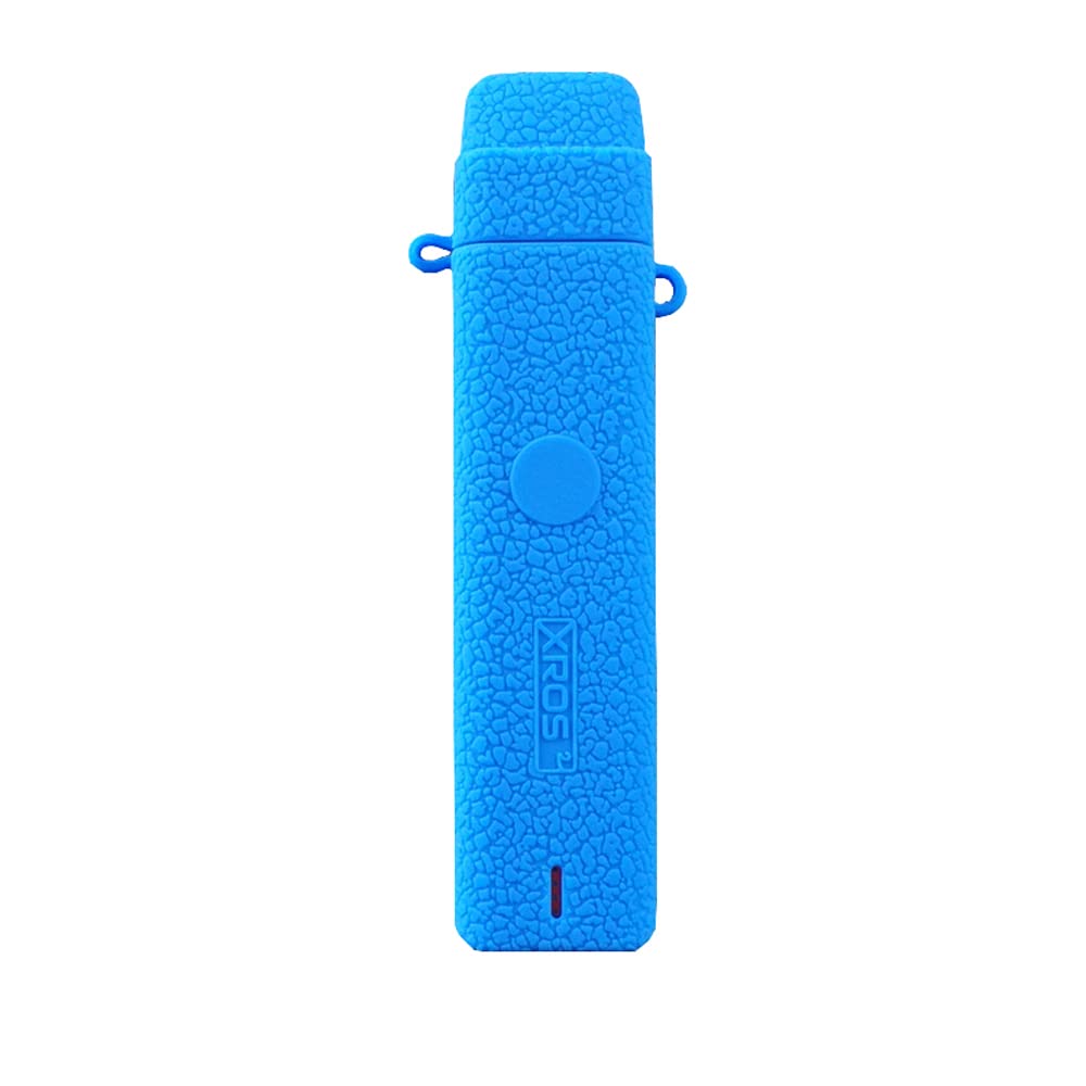RUIYITECH Texture Silicone Case for Vaporesso XROS 2 Case Cover Protective Soft Sleeve Skin for XROS2 Case (Blue)