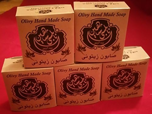 Egyptian Herbal Body and Hair Soap Natural Cleanser Essential 5 Bar and Soft Sponge