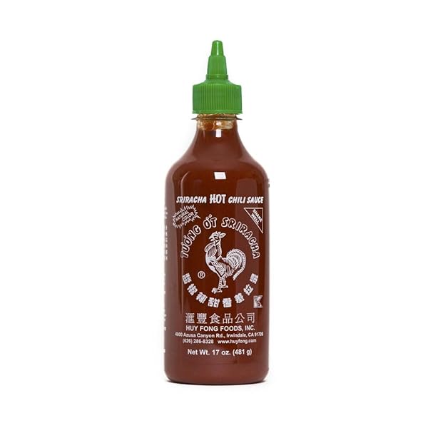 HUY FONG, SRIRACHA HOT CHILI SAUCE, 17 OUNCE BOTTLE