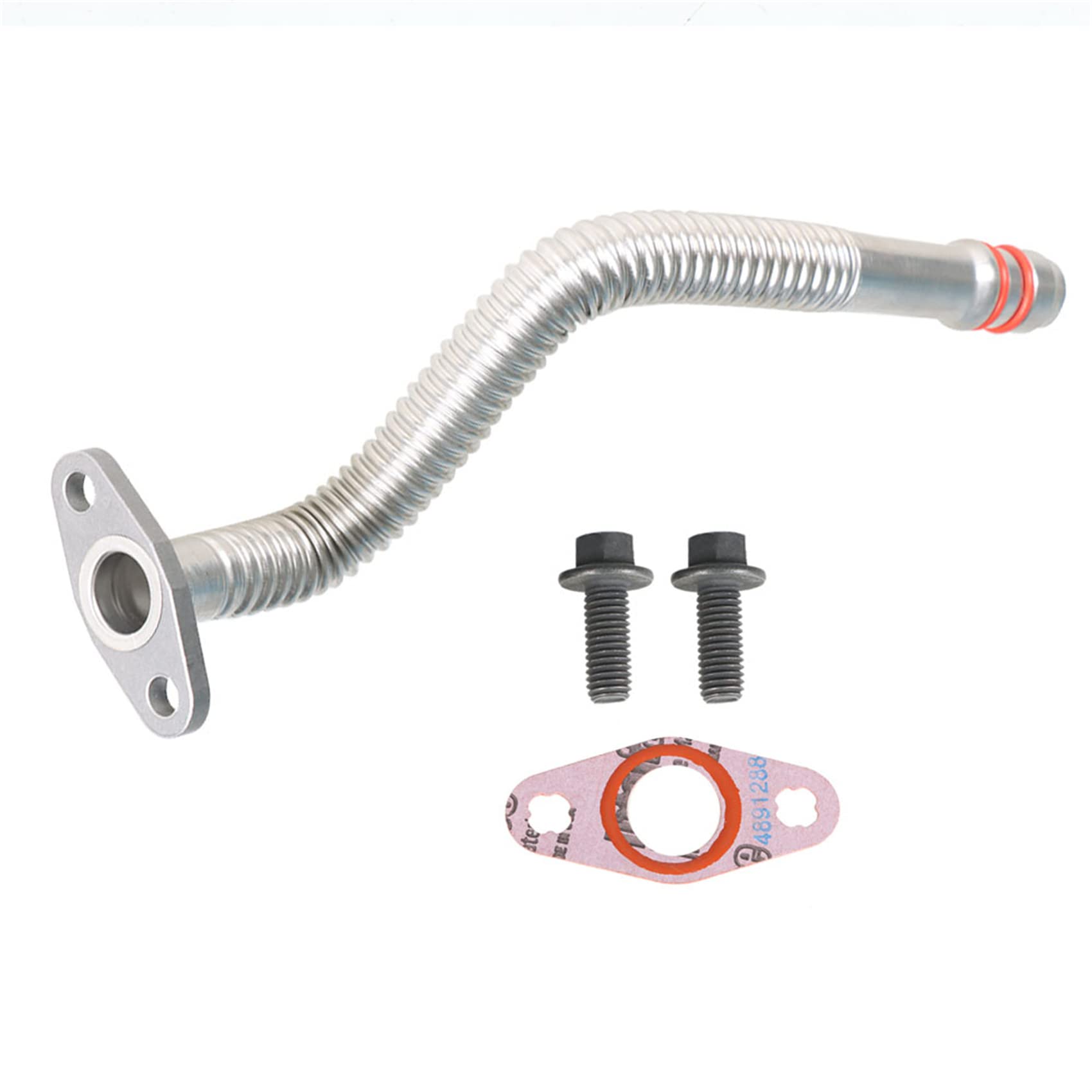 Photo 1 of labwork Turbo Oil Return Drain Tube Line 5.9L #5135786AB for 04-07 Cummins