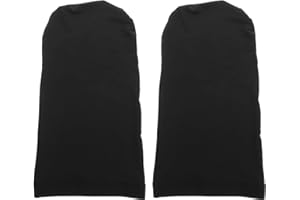 SUPVOX 2pcs Black Dreadlock Cap for Long Hair Spandex Dreadlocks Tube Hat and Sleeping Hair Stocking Unisex