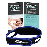 XD Healthcare Adjustable Anti-Snoring Chin Strap /Jaw Strap. Fast, Simple and Natural to Eliminate Snoring -Top Rated Sleep Aid Solution that is Comfortable and Safe. Stop Snoring Today!