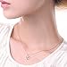 YFN 925 Sterling Silver Mom Baby Horse Head Heart Pendant Necklace 18