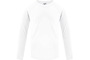 SEMOIS Boys Rash Guard Swim Shirt Long Sleeve UPF+ 50 Sun Shirts for Toddler Kids Rashguard Water Swimming Shirts