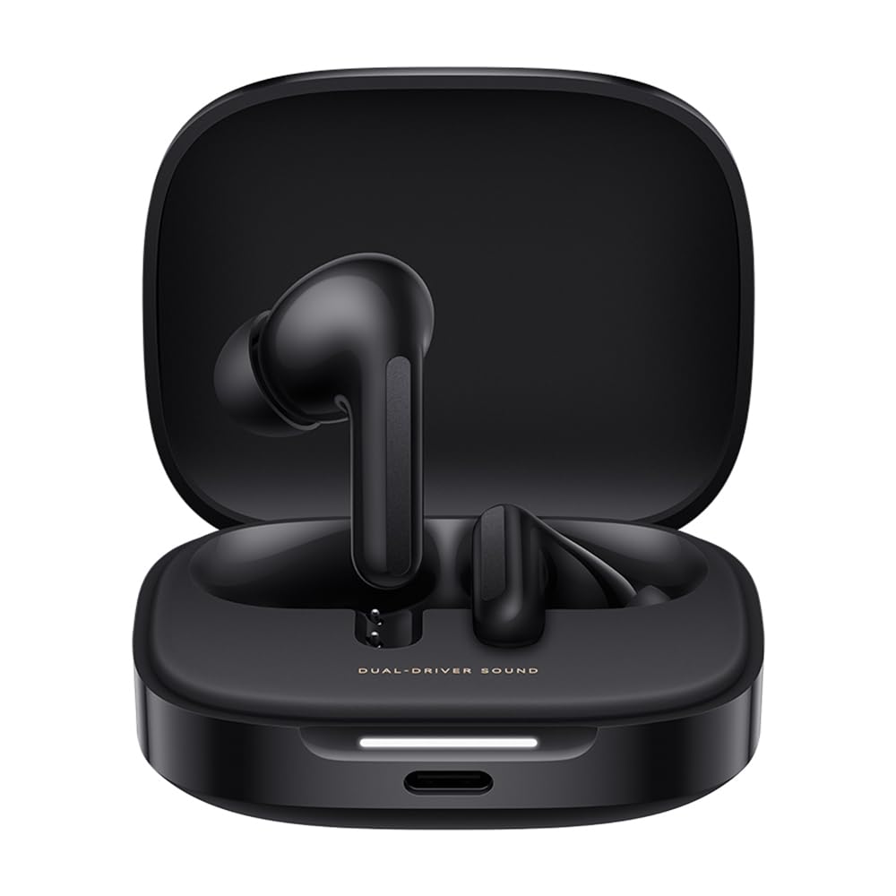 Redmi Buds 6 Play - In-Ear Kopfhörer, 36h Akkulaufzeit, 10mm Dynamik-Treiber mit 4 EQ-Einstellungen, AI-Geräuschunterdrückung für Anrufe, Bluetooth 5.4, Schnellladen für 3h Musik in 10 Minuten, Black 7