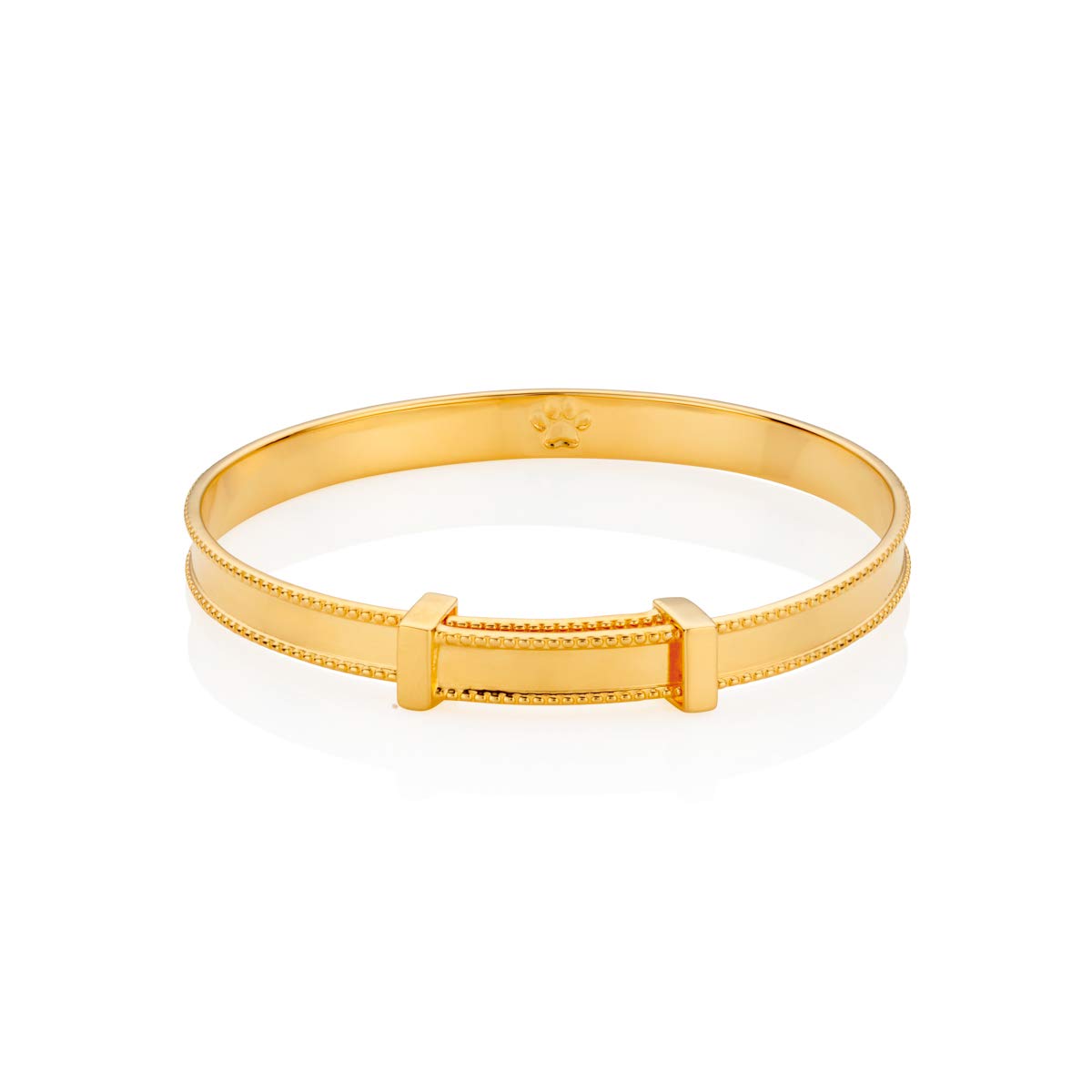 gold christening bangle
