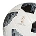 adidas Official World Cup 2018 Telstar Football, Top Glider, White, Size 5