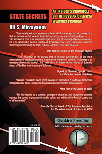 State Secrets: An Insider's Chronicle of the Russian Chemical Weapons Program