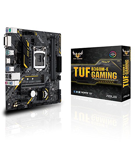 ASUS TUF B360M-E Gaming LGA1151 (Intel 8th Gen) DDR4 HDMI VGA M.2 B360 Micro ATX Motherboard